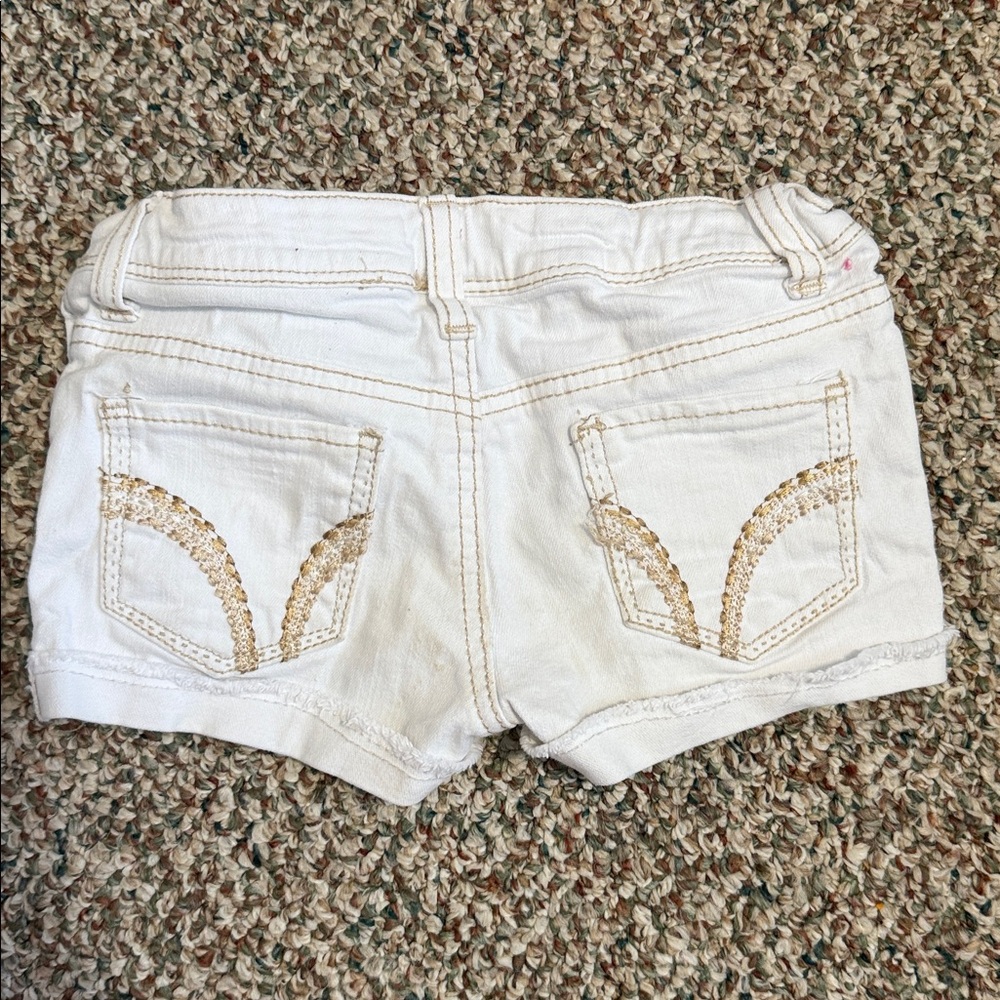 Cherokee Kids White Denim Shorts - 4/5